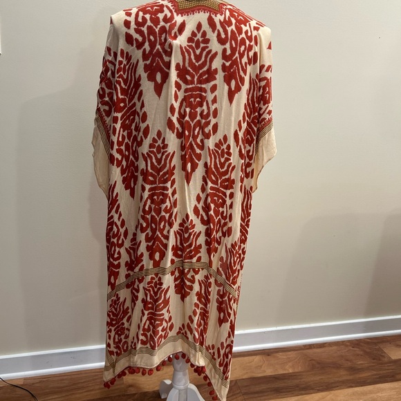 Vintage Rust and Cream Kimono - Picture 4 of 6
